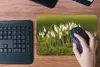 MuchoWow® Mauspad Mousepad Sträußchen von Schneeglöckchen Produktbild-Vorschau 4