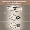 ZMH LED Deckenleuchte Schlafzimmer 24W Schwarz Produktbild-Vorschau 4