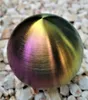 3er Set Dekorationskugel 20-10-10 cm rainbow Edelstahl matt Produktbild-Vorschau 4