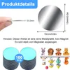 110 Stück Selbstklebende Metallplättchen Metallplättchen Produktbild-Vorschau 2