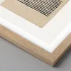 Gerahmtes Poster - Rahmen in heller Eiche - Abstraktion Produktbild-Vorschau 2