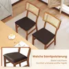 COSTWAY Chaises de salle à manger en rotin, lot de 2, Voir les images du produit 7
