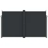Store latéral extensible Noir 200x600 cm Voir les images du produit 3