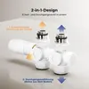 Heilmetz Heizkörper Thermostatventil Set Weiß , M30 x 1,5 Produktbild-Vorschau 2