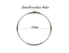 A silver ring with a quick-release clasp, with a measurement of 150mm indicated. Produktbild-Vorschau