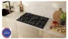 Neff T27PIQ4S0, Schwarz, Integriert, 75 cm, Gaskochfeld, Produktbild-Vorschau 2