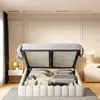 Letto imbottito 180x200cm, letto a molle con rete Anteprima dell’immagine prodotto 4