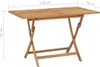 vidaXL Gartentisch Klappbar 120x70x75 cm Massivholz Teak Produktbild-Vorschau 6