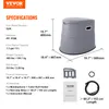 VEVOR 5 L Campingtoilette mit Toilettenpapier- und Produktbild-Vorschau 7