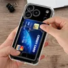kwmobile Hülle mit Kartenfach kompatibel mit Apple iPhone Produktbild-Vorschau 5