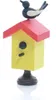 Holzspielzeug Starhaus mit Singvogel bunt Höhe=8cm NEU Produktbild-Vorschau 2