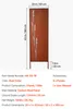 VEVOR Paravent 50x160 cm 4er-Pack, Raumteiler, Trennwand Produktbild-Vorschau 7