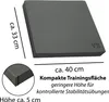 VonBueren Balance Pad | ca. 40 x 33 x 5 cm grau | Produktbild-Vorschau 2