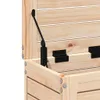 vidaXL Gartenhocker 62x31,5x52 cm Massivholz Kiefer Produktbild-Vorschau 8