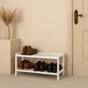 Relaxdays Schuhregal, HxBxT: 33 x 70 x 26 cm, Bambus, 2 Produktbild-Vorschau 3