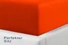 Carmy Spannbettlaken Jersey 180x200 - 200x200 cm Orange Produktbild-Vorschau 3