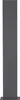 A tall, narrow, dark gray freestanding mailbox with a newspaper compartment is shown against a white background. Náhled obrázku produktu