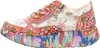 Laura Vita Damen Sneaker floral Leder mit Reißverschluss Produktbild-Vorschau 8