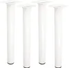 4er Set Möbelstützen Weiß Möbelbeine Höhe 350mm Möbelfüße Produktbild-Vorschau 1