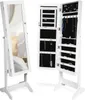 tectake® Schmuckschrank  mit Ganzkörperspiegel abschließbar Produktbild-Vorschau 6
