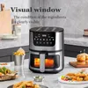 7L Heißluftfritteuse, 1400 W Heißluftfritteuse, 9 Produktbild-Vorschau 2