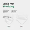 Spectrum LED Kaarslamp C35 E14 Mat - 5W 470lm 3000K - Productafbeelding-voorbeeld 5