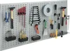 Lochwand Küpper Hammerschlag-Silber 1200 mm 3-tlg Produktbild-Vorschau 3