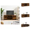 vidaXL TV-Schrank Räuchereiche 102x30x37,5 cm Holzwerkstoff Produktbild-Vorschau 1