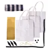 6 Stück Henkeltaschen Tragetaschen Papiertaschen 18 x 15 x Produktbild-Vorschau 4