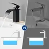 Wasserfall Waschtischarmatur, 304 Edelstahl Schwarz, Produktbild-Vorschau 9