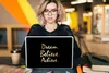 MuchoWow® Laptop Aufkleber Sticker Cover Zitat - Traum - Produktbild-Vorschau 5