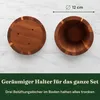 Bikolo® Kochbesteck Set Holz 10-teilig mit Halter - Produktbild-Vorschau 5