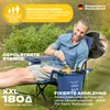 Faltbuddy Campingstuhl Faltbar 180 kg 2in1 mit Produktbild-Vorschau 4