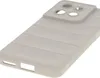 A light gray phone case with horizontal ridges and a raised camera bump. Produktbild-Vorschau