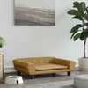 vidaXL Pelíšek pro psy hnědý 70x48x22 cm Velvet Náhled obrázku produktu 2
