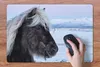 MuchoWow® Schreibtischunterlage Pferd - Schnee - Island Produktbild-Vorschau 3