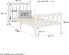 Homestyle4u Holzbett Kinderbett 90x200 Jugendbett mit Produktbild-Vorschau 7