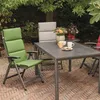 Hochlehnerauflage >Stella< in silber, 100% Produktbild-Vorschau 3