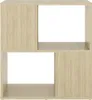 vidaXL Regál Sonoma Dub 60x24x63 cm odvodený výrobok z Náhľad obrázku produktu 3