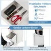 GOPLUS 32L Mülleimer 3 Fächer, 3 in 1 Tretmülleimer mit Produktbild-Vorschau 6