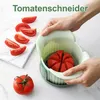 Apfelteiler, Obstschneider mit Entkerner, Untersatz zum Produktbild-Vorschau 3