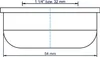 POLOPLAST POLO-KAL NG Steckdichtung 1 1/4" DN 32 Produktbild-Vorschau 2