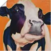 ARTland Poster Kuh Rosa Größe: 30x30 cm Produktbild-Vorschau 1