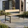 di volio Gartenbank ITRI - Beige, Sitzbank in Holzoptik, Produktbild-Vorschau 2