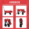 Arebos Bollerwagen mit Dach ECO, Rot, 850 mm, 450 mm, 270 Produktbild-Vorschau 4