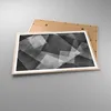 Gerahmtes Poster - Rahmen in heller Eiche - Abstraktion Produktbild-Vorschau 3