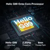 A stylized image of a computer processor chip with text overlays highlighting its features. Produktbild-Vorschau