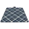 EBRAN TRADE Picknickdecke, Marineblau Beige, 200x200 cm, Produktbild-Vorschau 6