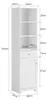 SoBuy Badezimmer Hochschrank Badschrank Badregal Produktbild-Vorschau 7