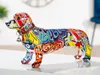 Gilde Figur, Dackel, "Street Art", Graffiti, Kunstharz, Produktbild-Vorschau 1